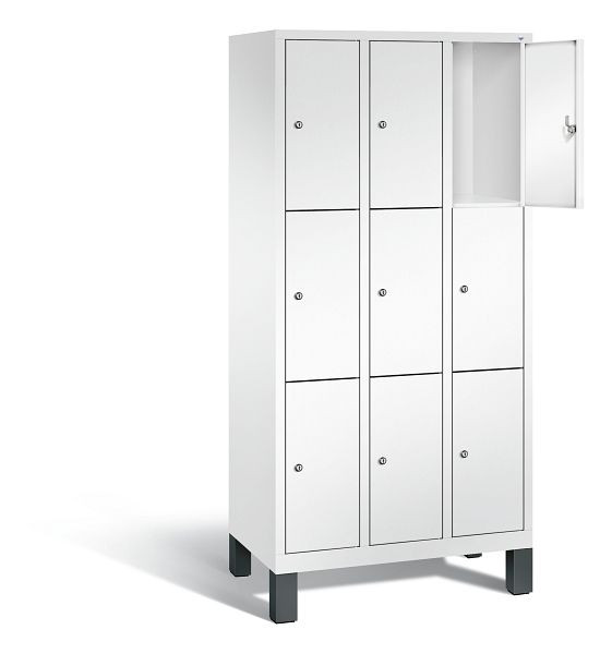 C+P lockerkast Evolo, H1850xB900xD500mm, kleur: verkeerswit, 48010-303 S10158