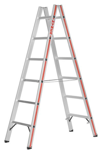 HYMER-sportladder, van beide zijden toegankelijk, 2x6 sporten, lengte 1,85 m, 602312
