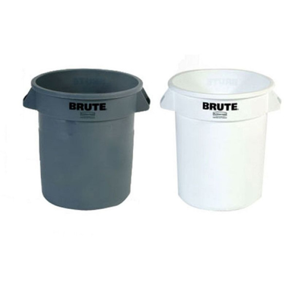 Stein HGS HGS afvalcontainer -BRUTE- Rubbermaid, 37,9 liter, grijs, zonder deksel, 12460-01