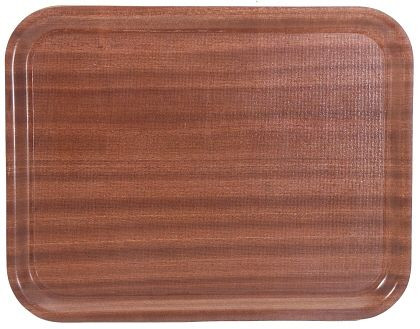 Contacto kantine dienblad, 60 x 45 cm kleur: mahonie, antislip, 3501/600