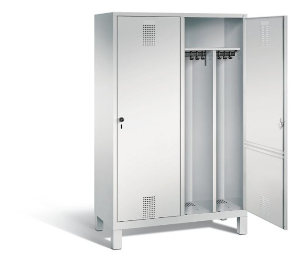 C+P zwart wit kastje Evolo, H1850xB1190xD500mm, kleur: lichtgrijs, 48210-40 S10002