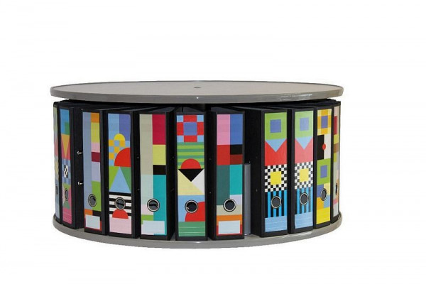 reeftafel model 1 laag individueel draaibaar grijs, RT081B1