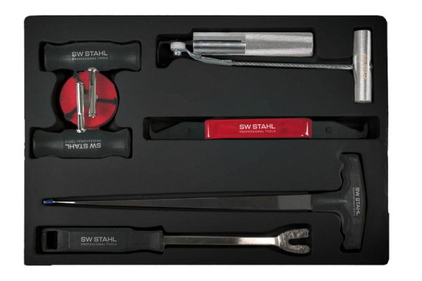 SW-Stahl beglazingsgereedschapset, 7-delig, 40002L