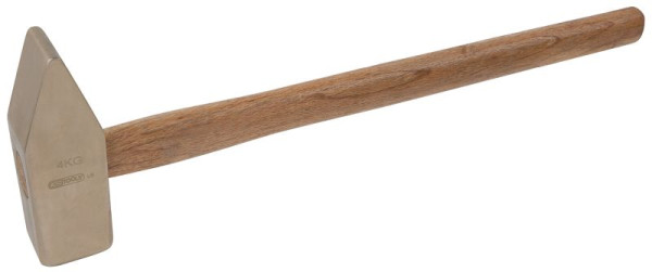 KS Tools BRONZEplus voorhamer 2500 g, met hickorysteel, 963.2030