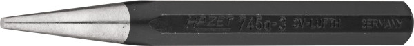 Hazet-pons, 3 mm, zwaar uitgevoerd (D), achthoekige schacht, 745A-3