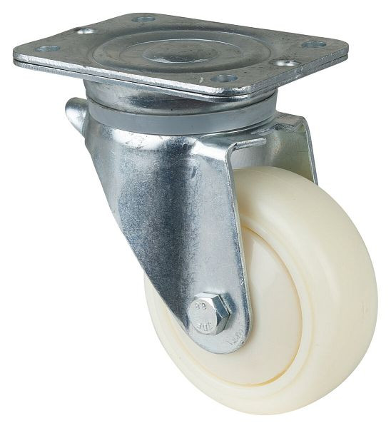 BS Rollen Zwaarlastwiel, wielbreedte 50 mm, wiel-Ø 125 mm, draagvermogen 450 kg, loopvlak/wiellichaam gekroond kunststof, kogellager, N100.B15.128