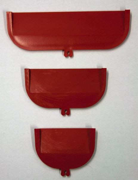 KLW trog scheidingswand, rood, 15 / MT154