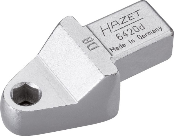Hazet wisselplaathouder voor bits, wisselplaat vierkant 14 x 18 mm, zeskant hol 8 mm (5/16 inch), 6420D