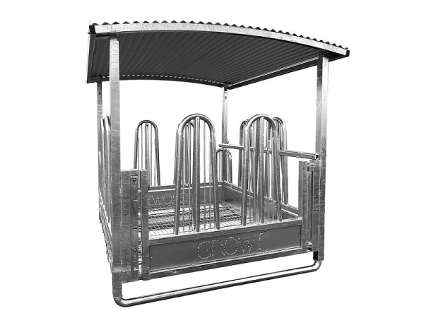 Growi vierkante hooiruif Comfort-Line Plus, 2 x 2 m met paardenvoerhek, 10053890