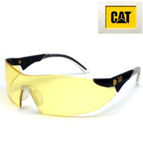 Caterpillar veiligheidsbril Dozer112 CAT geel, DOZER112CATERPILLAR
