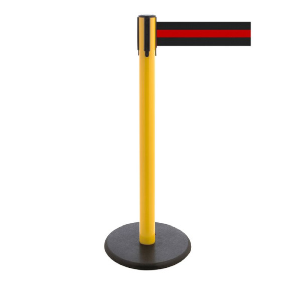 Stein HGS HGS personengeleidingssysteem -P-Line Premium-, geel, grijs, met magnetisch banduiteinde, bandlengte: 2,3 m, 34244e-0804