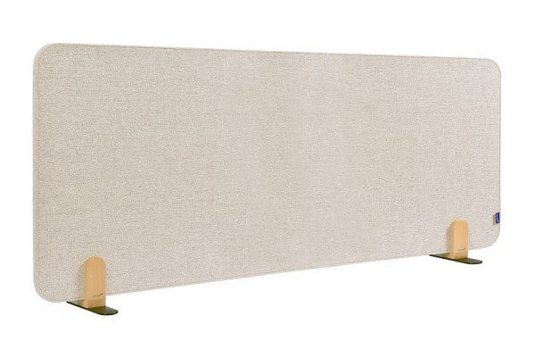 Legamaster ELEMENTS akoestische tafelverdeling 60x160cm zachtbeige incl. 2 beugels, 7-209835