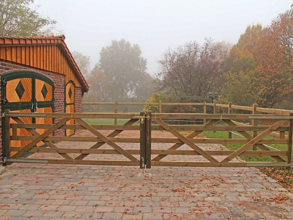 Growi houten weidepoort Sussex, 120 cm hoog x 200 cm breed, 10039360