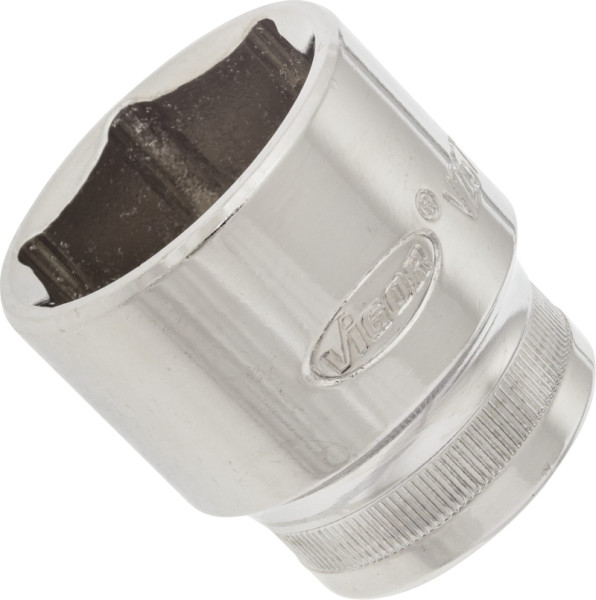 VIGOR dopsleutelinzet, hol vierkant 12,5 mm (1/2 inch), buitenzeskantprofiel, 30 mm, V2572N