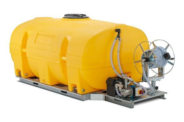 Cemo mobiel irrigatiesysteem BWS 130-PE, FA 600, 12 V, zwenkbare haspel, 11520