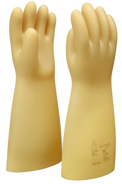 KS Tools Elektriciensbeschermhandschoen met beschermende isolatie, maat 10, klasse 3, wit, 117.0060