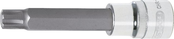KS Tools 1/2" CHROMEplus bitdop RIBE, lang, M10, 240 mm, 918.5309
