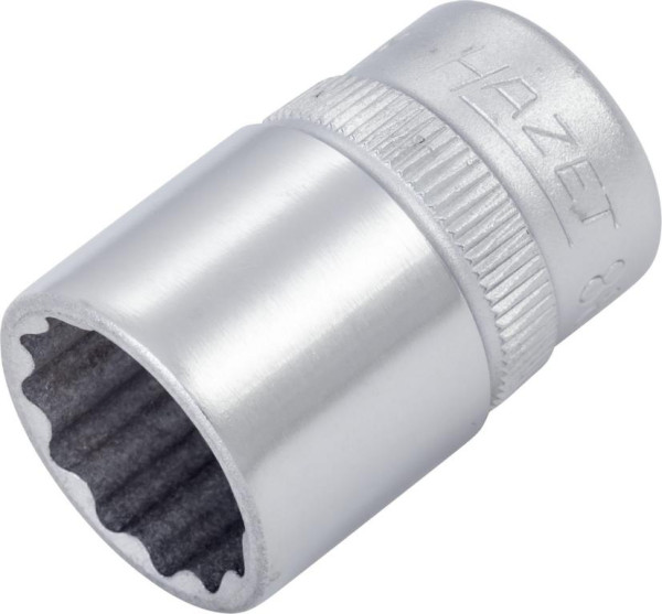 Hazet dopsleutelinzet, dubbel zeskant, hol vierkant 10 mm (3/8 inch), 14 mm, gekarteld, 880Z-14