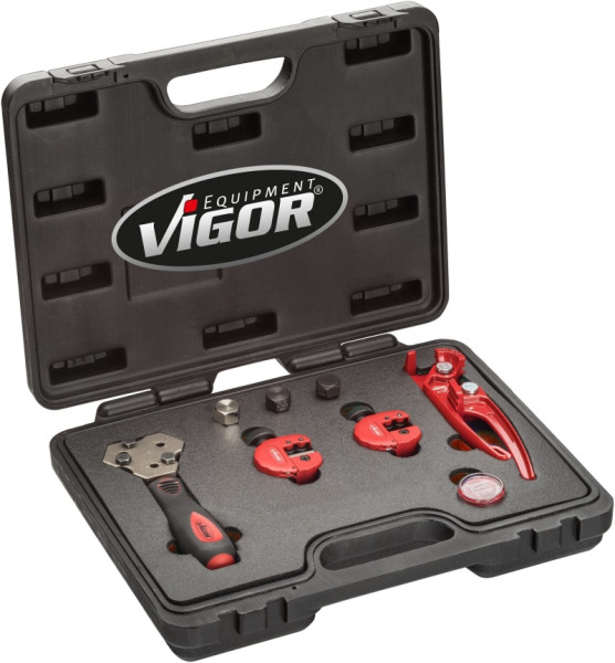 VIGOR felsgereedschapset, aantal gereedschappen: 9, V5513