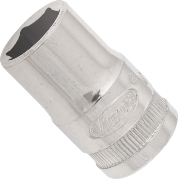 VIGOR dopsleutelinzet, hol vierkant 12,5 mm (1/2 inch), buitenzeskantprofiel, 14 mm, V2600N