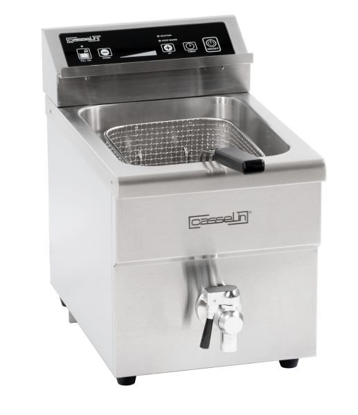Casselin inductiefriteuse 8L met aftapkraan, CFIV8