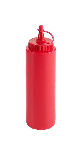 Contacto knijpfles 0,25 l, rood, 1460/252