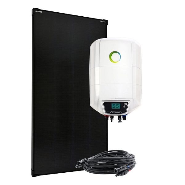 Offgridtec 180W zonnesysteem met 10l Fothermo boiler voor warmwaterbereiding voor tuin of berghut, 4-01-014140