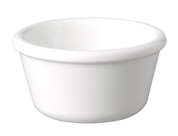 APS dipschaal -CASUAL-, Ø 6 cm, hoogte: 3,7 cm, melamine, wit, 0,04 liter, verpakking van 24, 83780