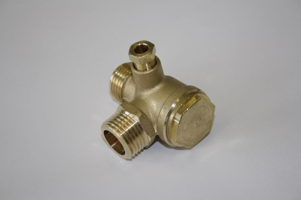 ELMAG terugslagklep - ketel: AG 1/2', leiding: AG 1/2' (voor DL 10mm met wartelmoer) voor WERKER 315, 9100029