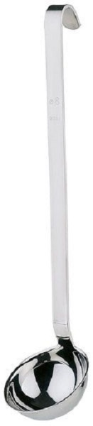 APS pollepel, Ø 6 cm, lengte 34 cm, RVS 18/8, zware kwaliteit, antislip handvat, 00711
