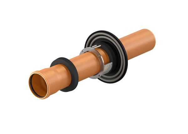 DOYMA Quadro-Secura Snelle spaarhuisinvoer met injectiesysteem/O voor rioolbuis DN 110 incl. Tangit, 262011000010