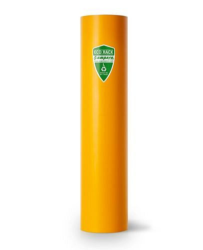 Ampere plank stootbescherming ECO-RACK type L, geel, voor plankkolombreedte 101-110 mm, 263576
