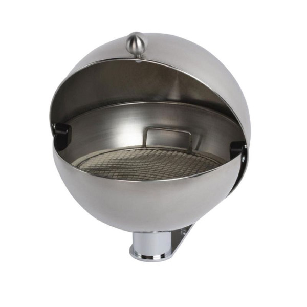 Stein HGS HGS sigarettenasbak -Cubo Julio- 5 liter van RVS, voor wandmontage, 16017