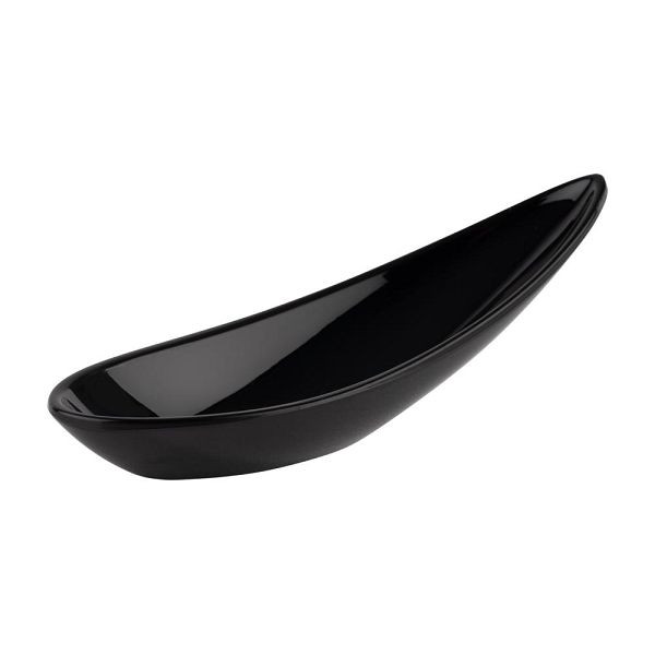 APS hapjeslepel -FRIENDLY-11 x 4,5 cm, hoogte: 4 cm PET, zwart, verpakking van 12, 79013