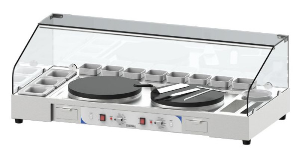Casselin Crêpes - dubbel werkstation, CPACCD40E