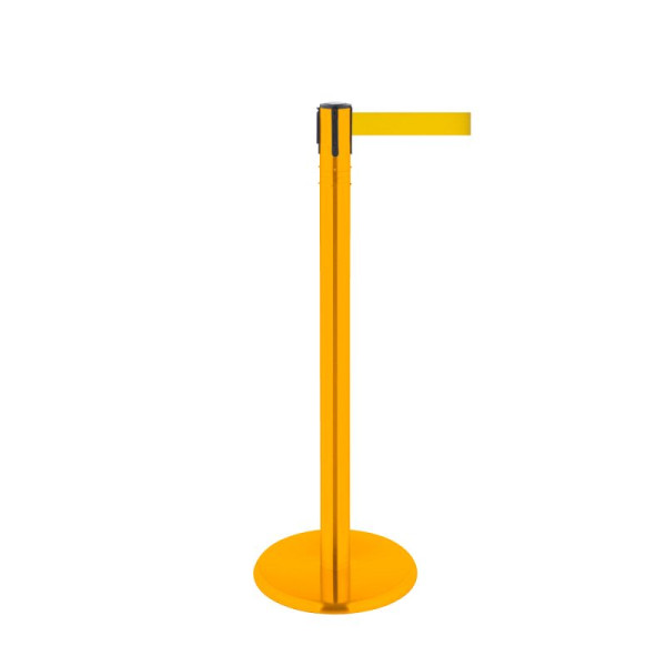 Stein HGS HGS personengeleidingssysteem -P-Line 360-, metaal, geel gecoat, geel, met bandeindstuk (standaard), bandlengte: 2,3 m, 40011-1202