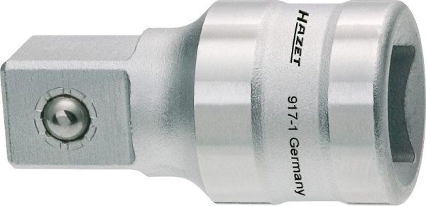 Hazet verlengstuk, hol vierkant 12,5 mm, massief vierkant 12,5 mm, met kogelvergrendeling, afmetingen / lengte: 45 mm, 917-1