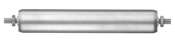BS rollen steunrol gegalvaniseerde stalen buis 50x1,5 lager van verzinkt staal diepgroefkogellager, asvariant: A10, inbouwlengte 320, aslengte 350, S56-A10-320-350