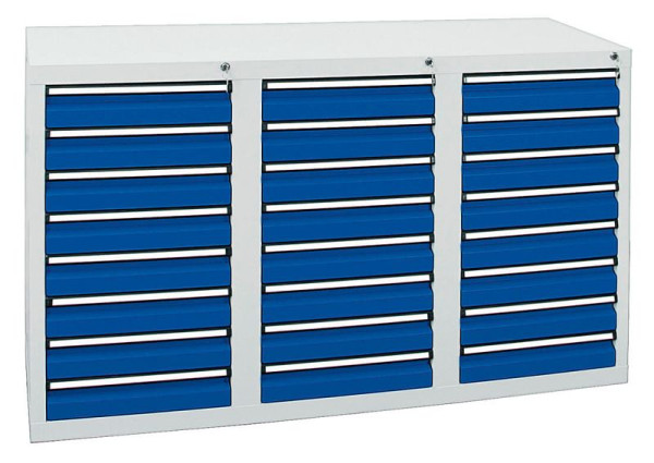 stumpf ladekast serie STS 410, RAL 7035/5010, 24 laden (24x100 mm), 7103174