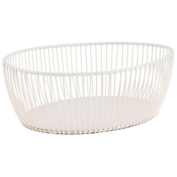 APS mand -SVART- in fluisterwit 24 x 19 cm, hoogte: 8 cm, 30428