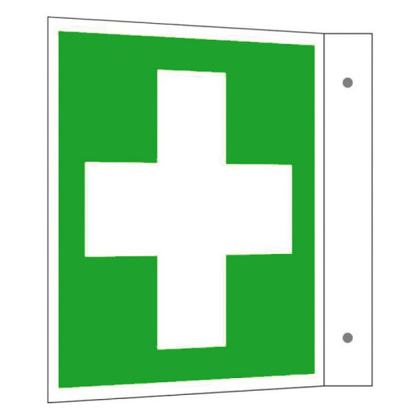 Stein HGS HGS reddingsbord als EHBO-vlagbord, 150 x 150 mm, aluminium, hard, 51.9212