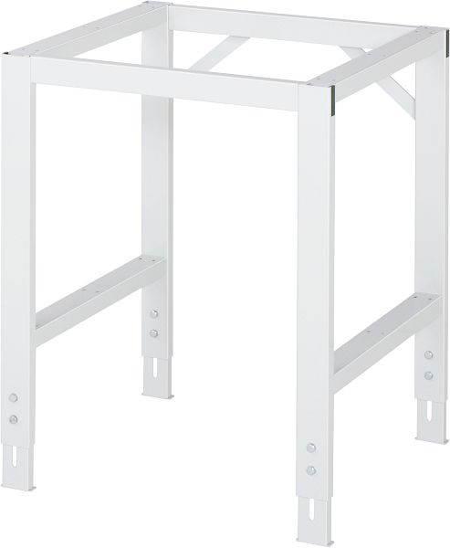 RAU verrijdbare werktafel Tom (4 LR), B750xD1000xH910-1230mm, massief beuken blad 25mm, 06-625B10-07-4LF.12