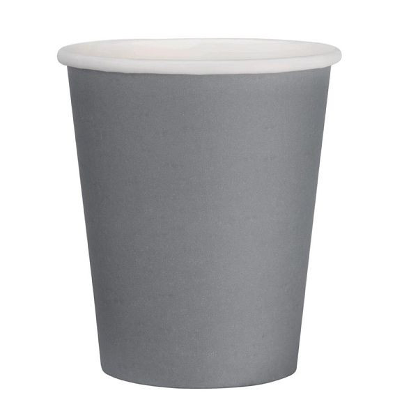 Fiesta enkelwandige warme drankenbeker donkergrijs 225ml, VE: 1000 stuks, GP415