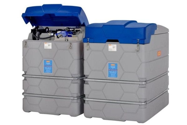 Cemo CUBE tank voor AdBlue Outdoor Premium 2500 l pulsuitgang, ZV-contact, relais 230 V, 11038