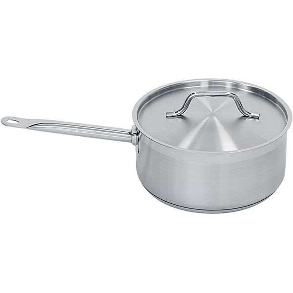 Stalgast steelpan met deksel, Ø 240 mm, hoogte 110 mm, 5 liter, KG0301240