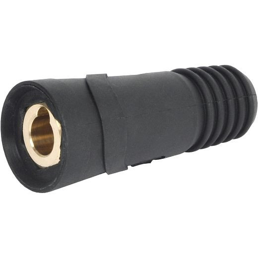 ELMAG koppeling 10/16/25mm², rood, pin Ø 9mm, 60% ED 200A 'met rode PVC huls', 56326