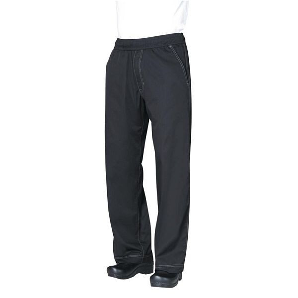Chef Works Loose Cool Vent Chef Broek Zwart L, B187-L