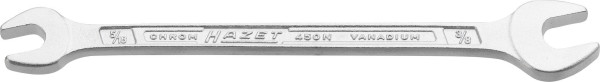 Hazet dubbele steeksleutel, buiten zeskant profiel, 5/16 x 3/8", 450NA-5/16X3/8VKH