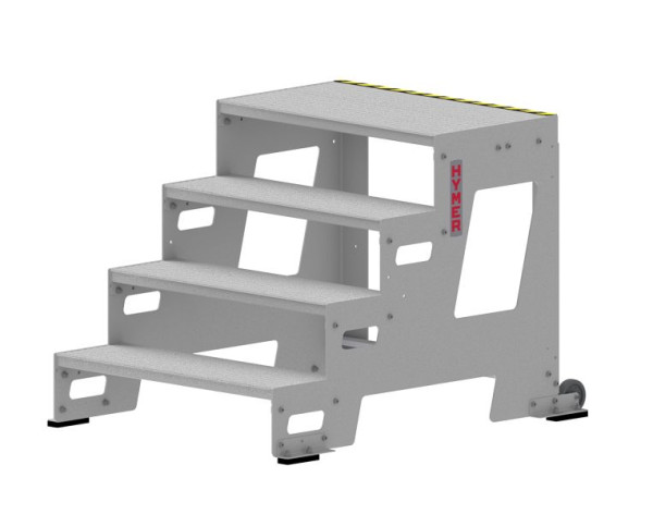 HYMER industrietrede volgens DIN EN 14183, tredebreedte 600 mm, stahoogte 0,80 m, 22710604