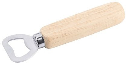 Contacto flesopener 14 cm, houten handvat, 371/140